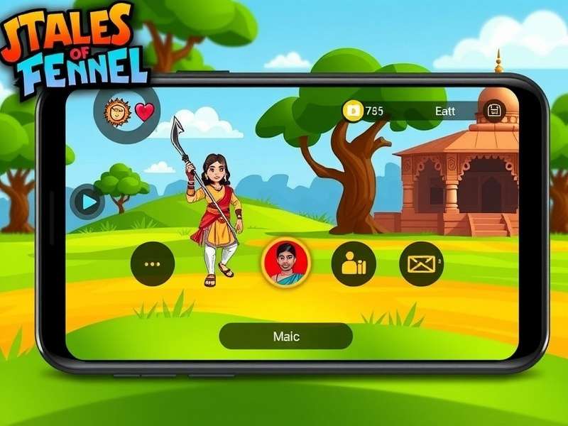 Tales Of Fennel Might character customization screen showing Indian-inspired outfits